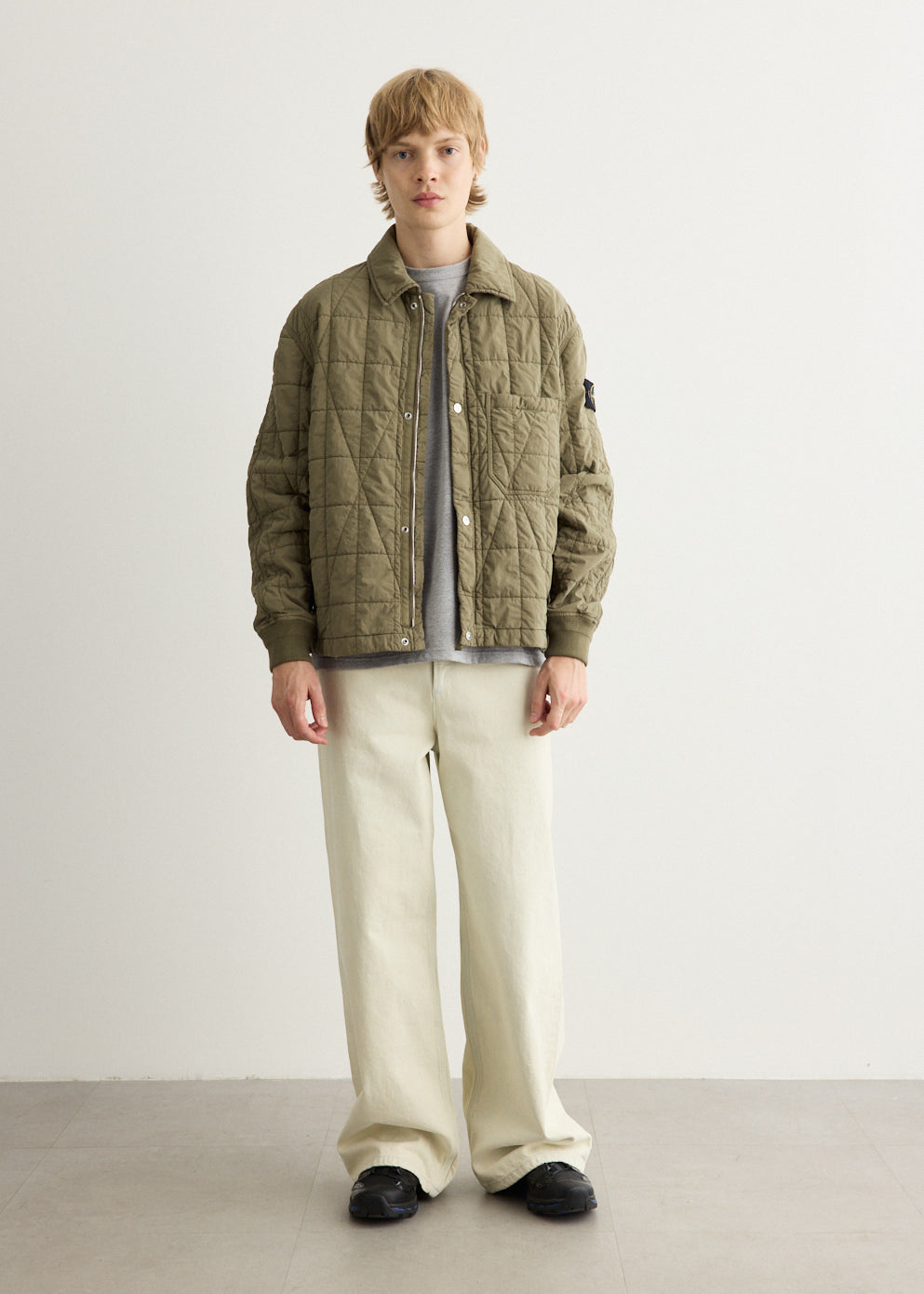 Garment Dyed Quilted Jacket