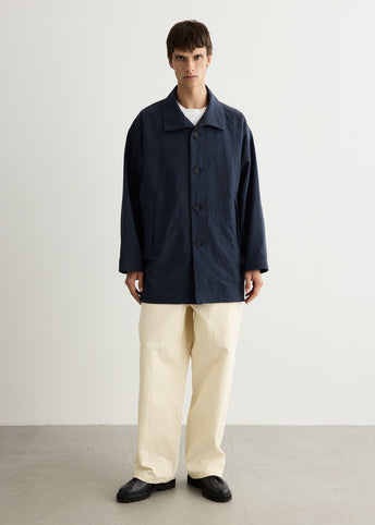 Cotton Linen Half Coat