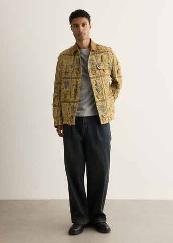 Gobelin Weave Jacquard Jacket