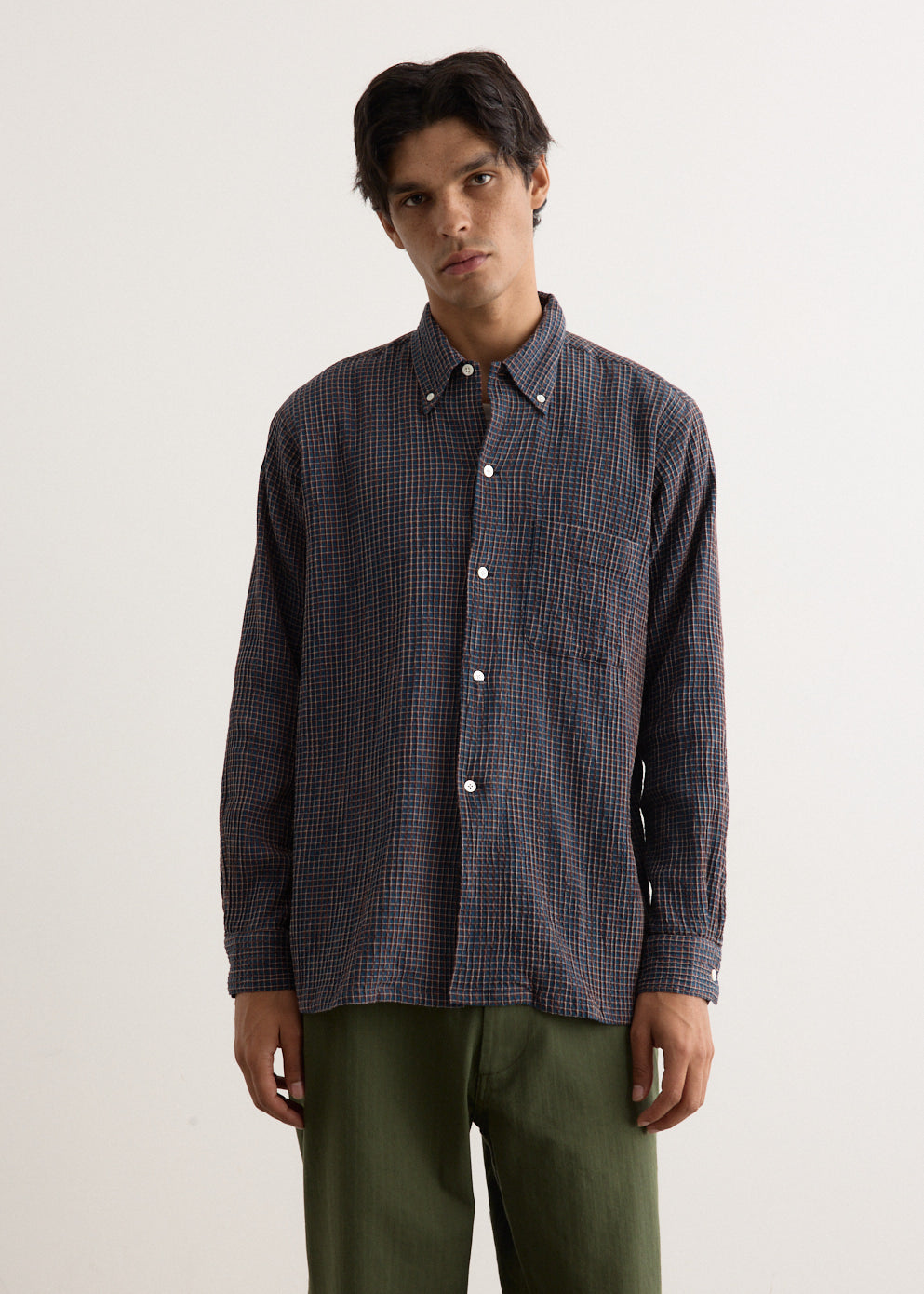 Open B.D. Plaid Shirt