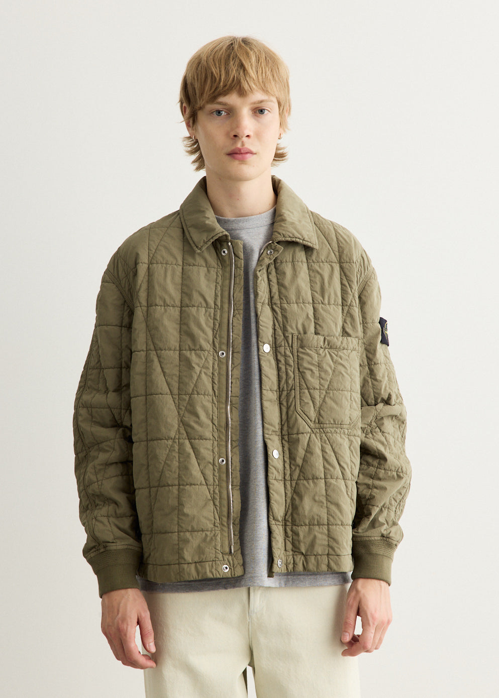 Garment Dyed Quilted Jacket