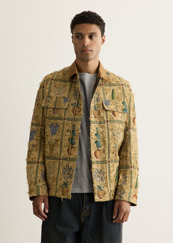 Gobelin Weave Jacquard Jacket