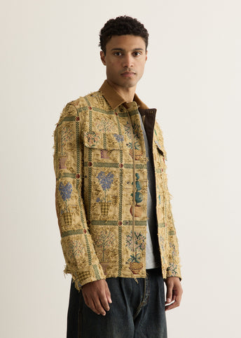 Gobelin Weave Jacquard Jacket