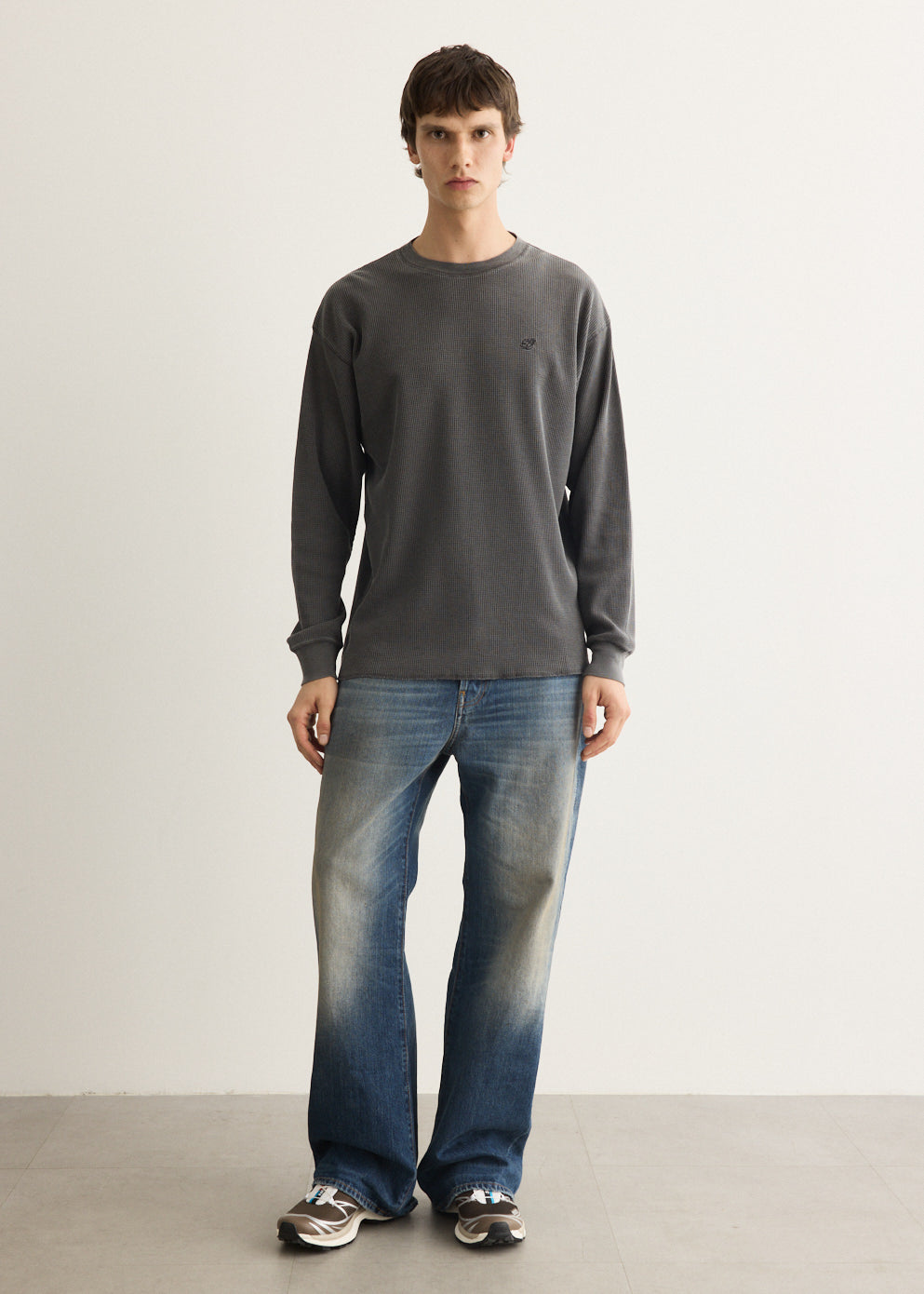 SNYC Pigment Waffle Top