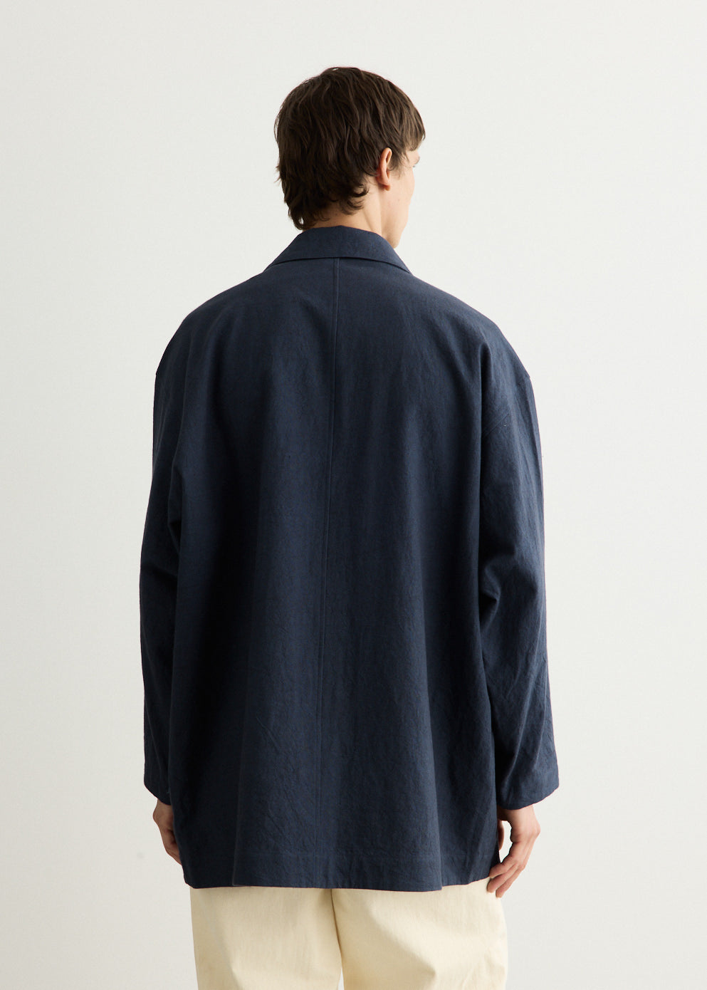 Cotton Linen Half Coat