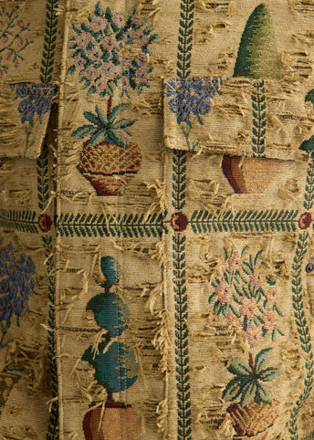Gobelin Weave Jacquard Jacket