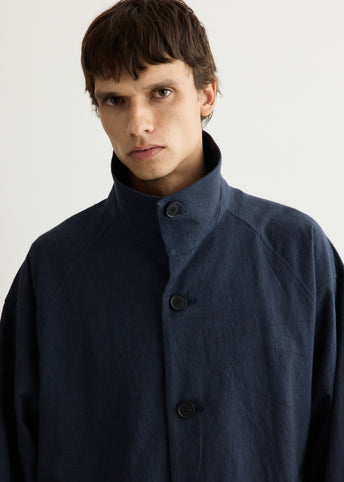 Cotton Linen Half Coat