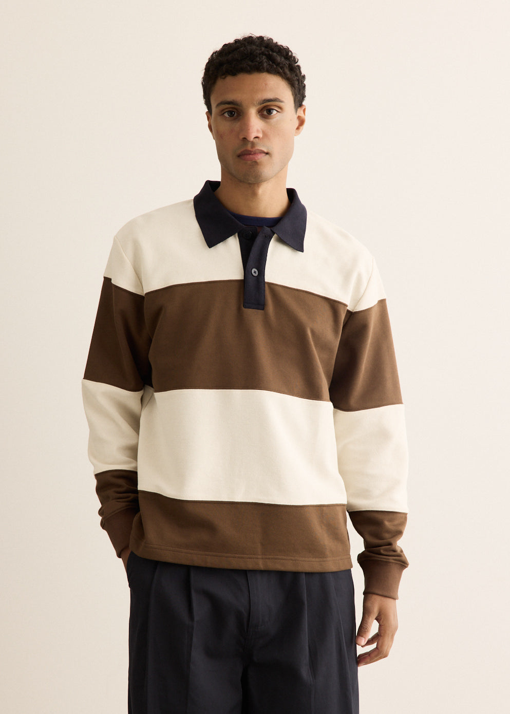 Foliage Stripe Polo
