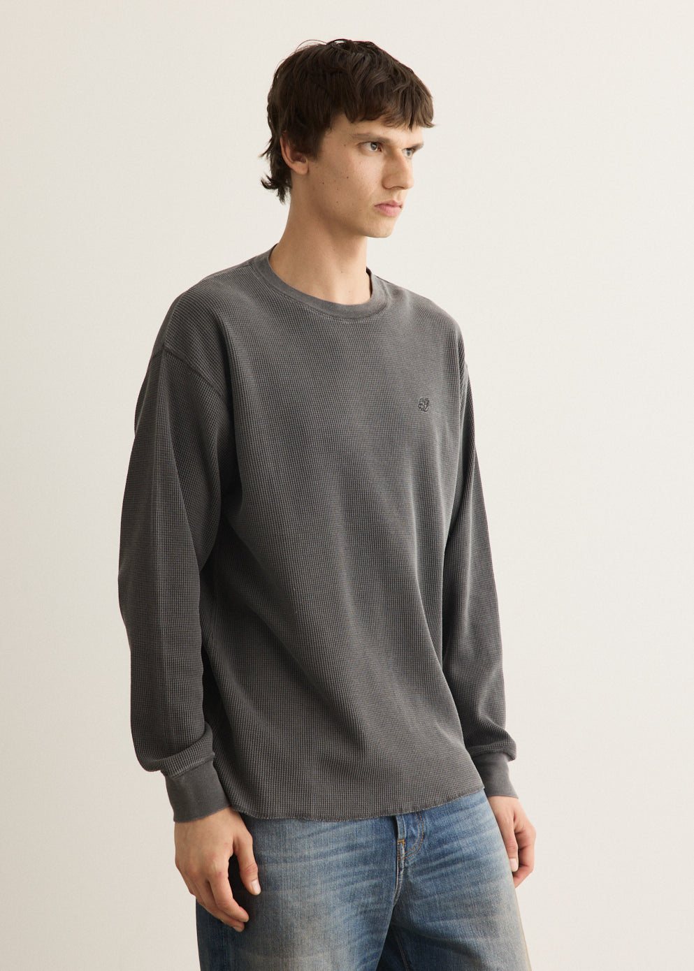 SNYC Pigment Waffle Top