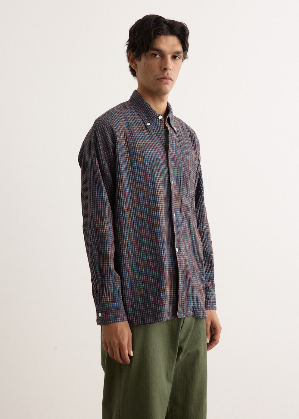 Open B.D. Plaid Shirt