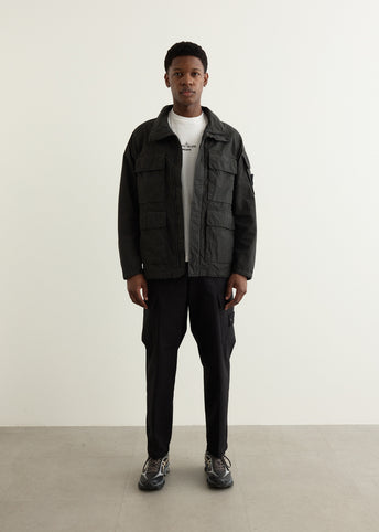 Garment Dyed Cotton Canvas Field Jacket