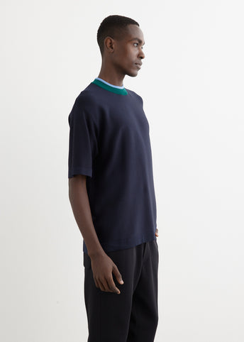 Cupro Garter Short Sleeve T-Shirt