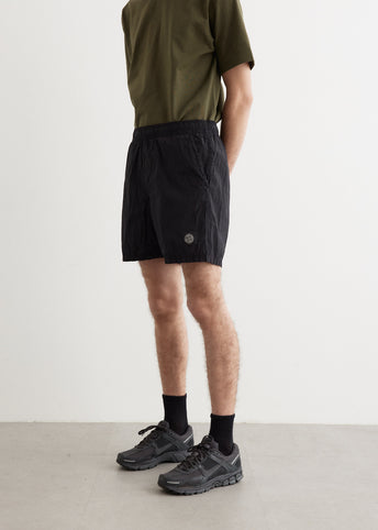 Garment Dyed Iridescent Swim Shorts