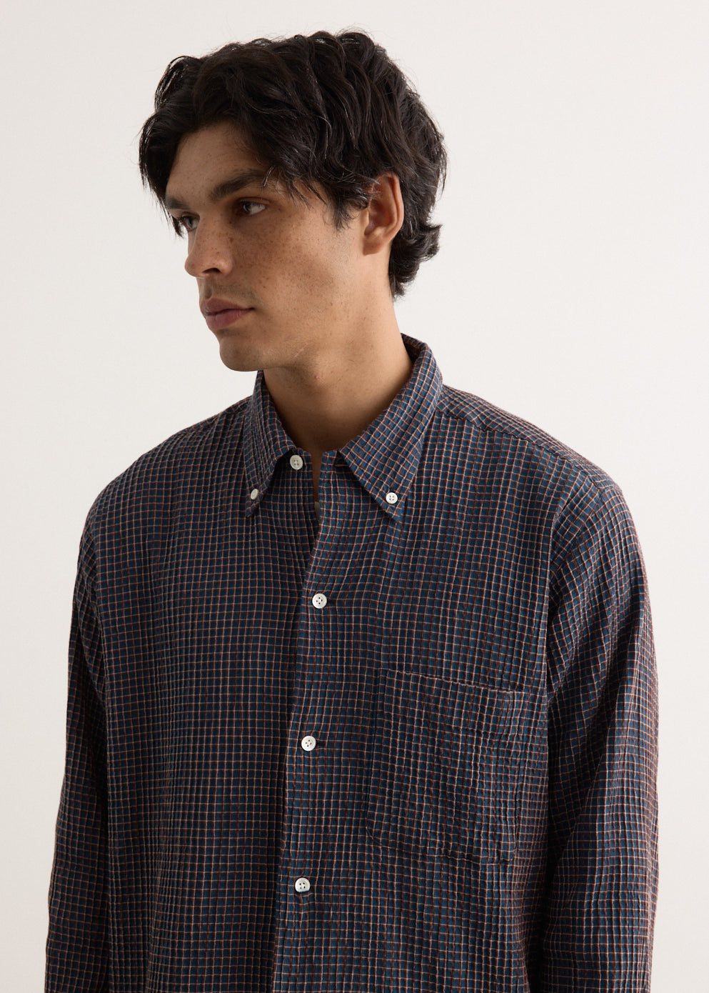 Open B.D. Plaid Shirt