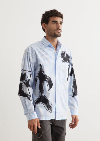 Figures (Susumu Mukai) Striped Shirt