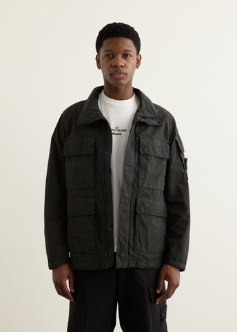 Garment Dyed Cotton Canvas Field Jacket