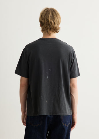 Vintage Fade Skull Print T-Shirt