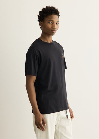 Kragg Short Sleeve Cotton Bird Word T-Shirt