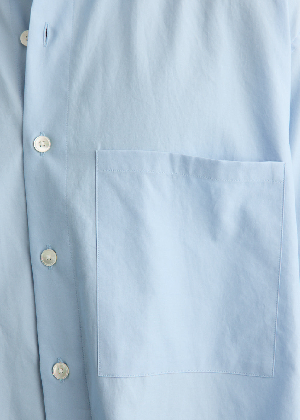Washed Finx Twill Big Half Sleeved Shirt