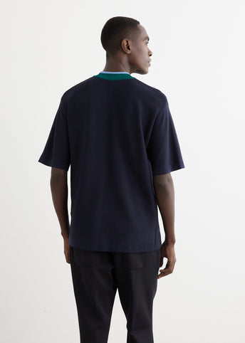 Cupro Garter Short Sleeve T-Shirt