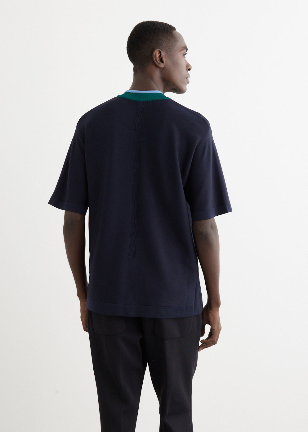 Cupro Garter Short Sleeve T-Shirt