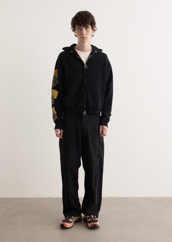 SWT Knit ZIP-UP GYM Parka (PECKISH RAINBOWY)