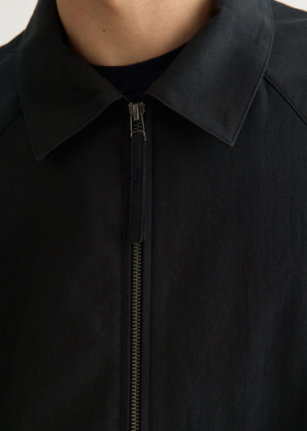 Zip Up Moleskin Blouson