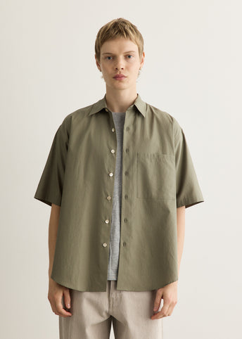 Washed Finx Twill Big Half Sleeve Shirt