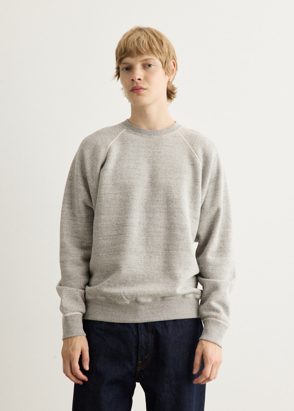 Loop Wheel Crew Neck Sweatshirt