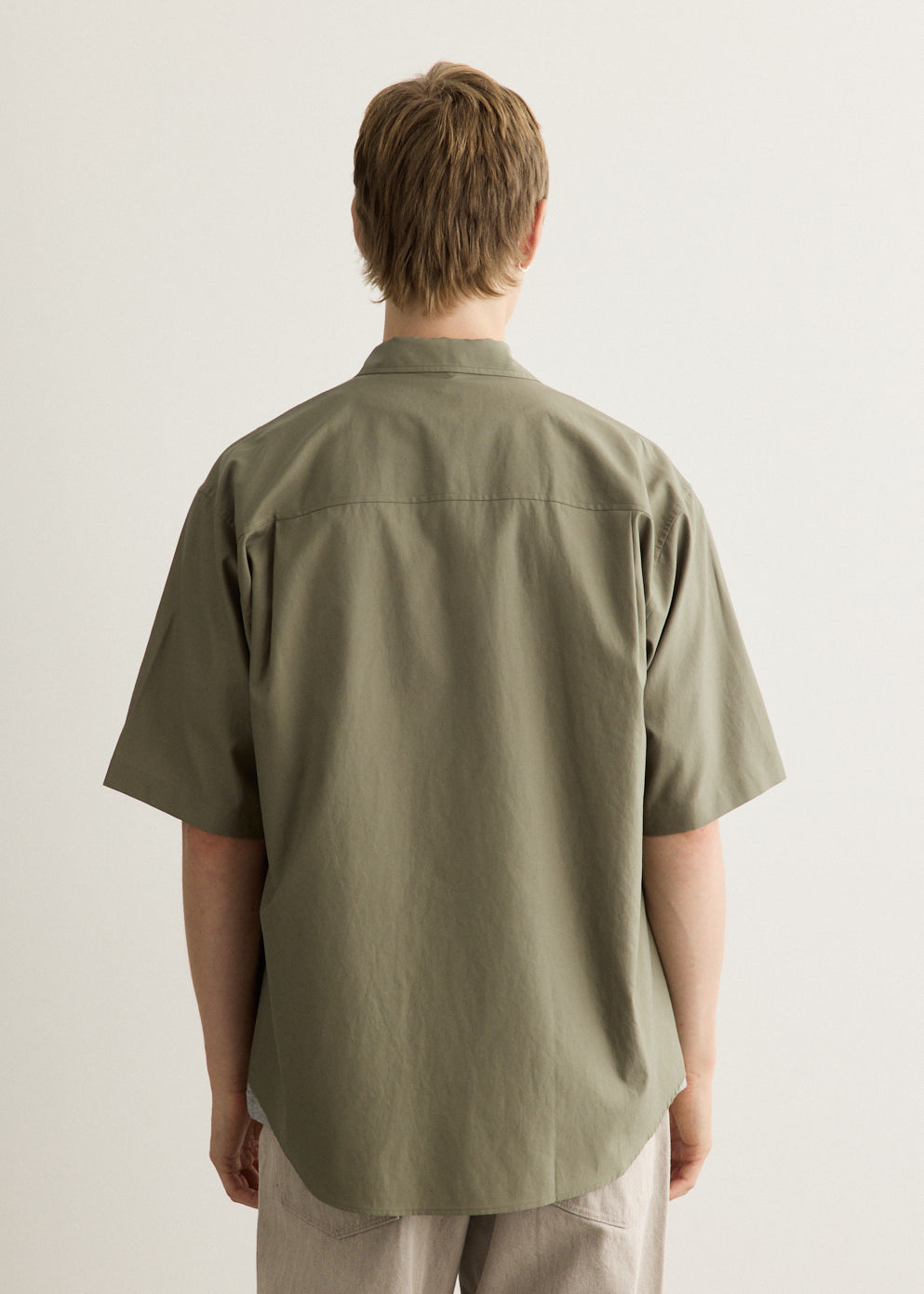 Washed Finx Twill Big Half Sleeve Shirt