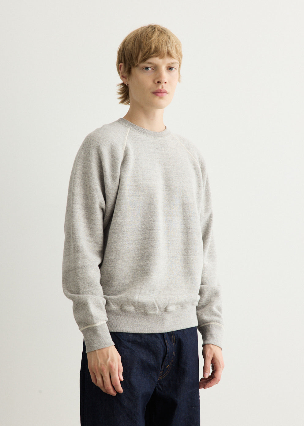 Loop Wheel Crew Neck Sweatshirt