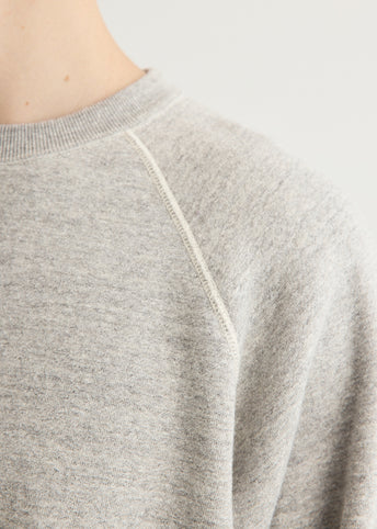 Loop Wheel Crew Neck Sweatshirt