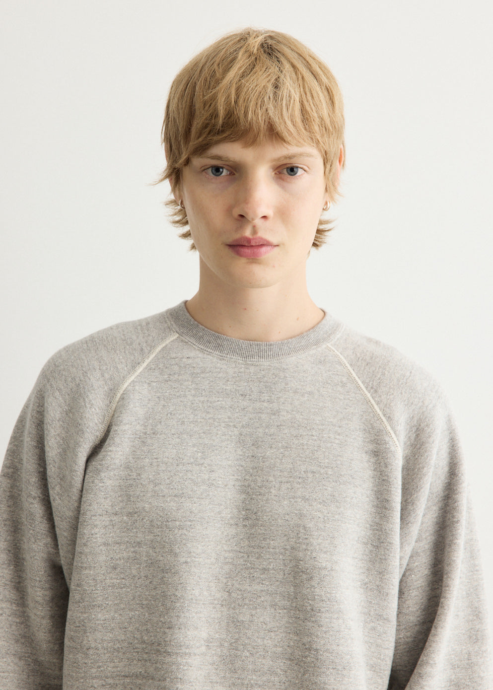 Loop Wheel Crew Neck Sweatshirt