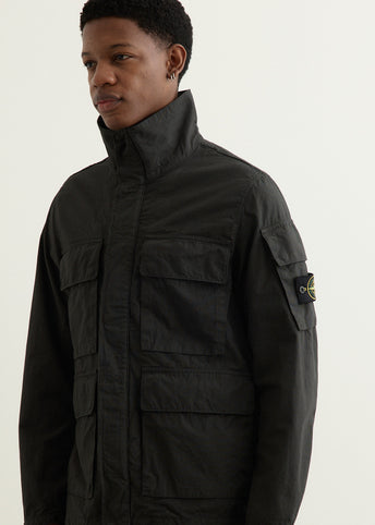 Garment Dyed Cotton Canvas Field Jacket