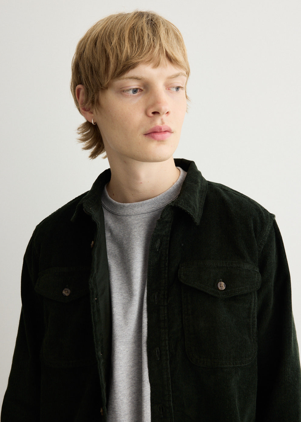Micro Corduroy Overshirt