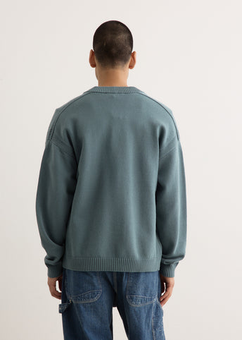 Bold Fox Head Patch Comfort Cardigan