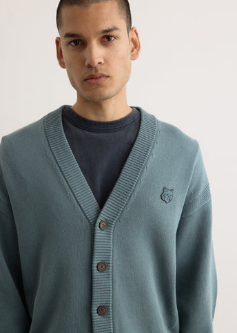 Bold Fox Head Patch Comfort Cardigan