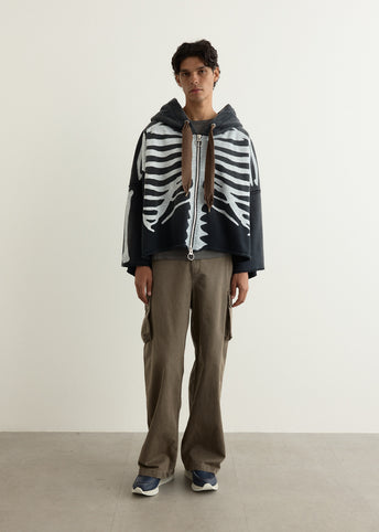 SWT Knit DEVIL Hoodie Blouson (BONE)