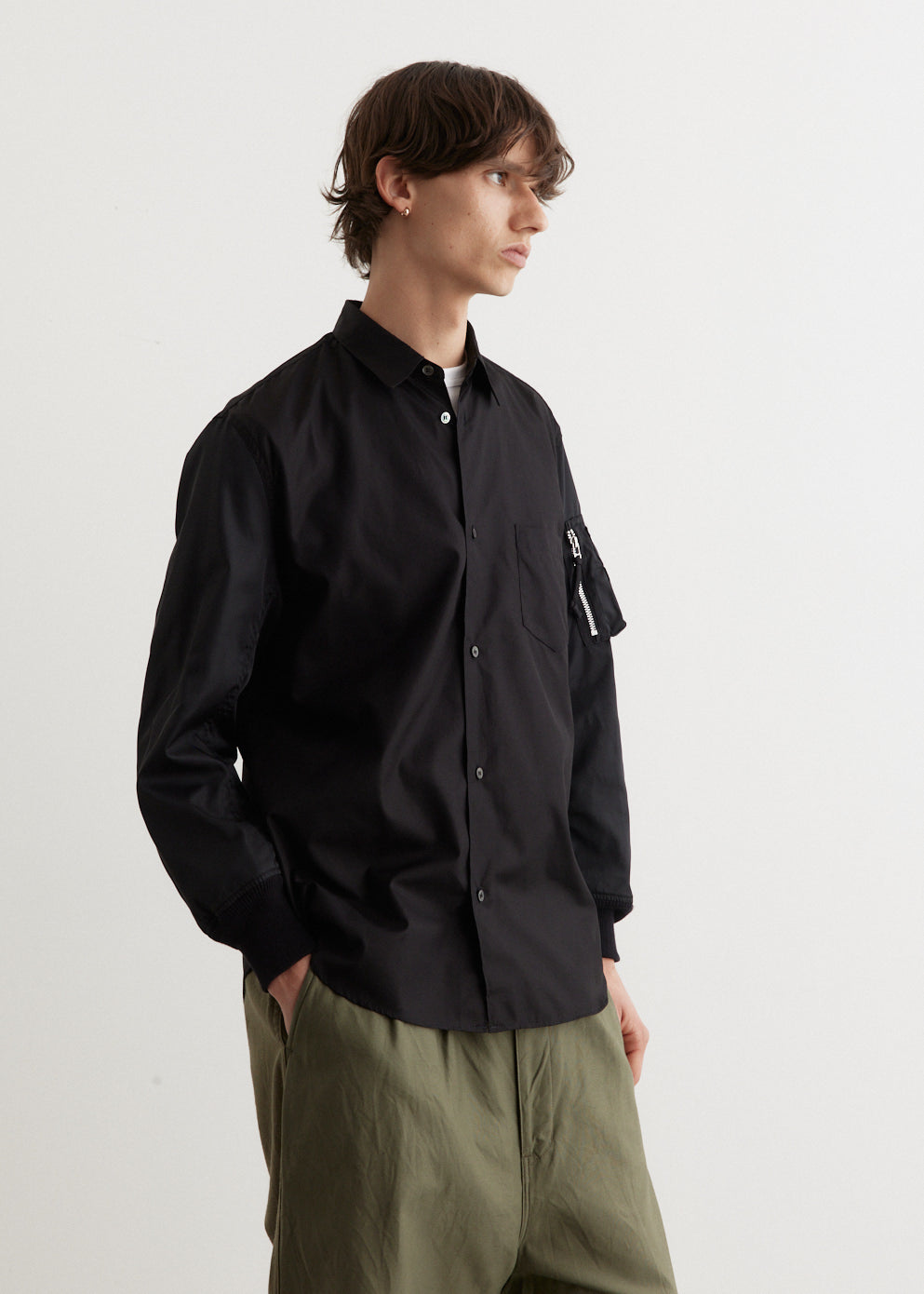 Bomber Sleeve Shirt