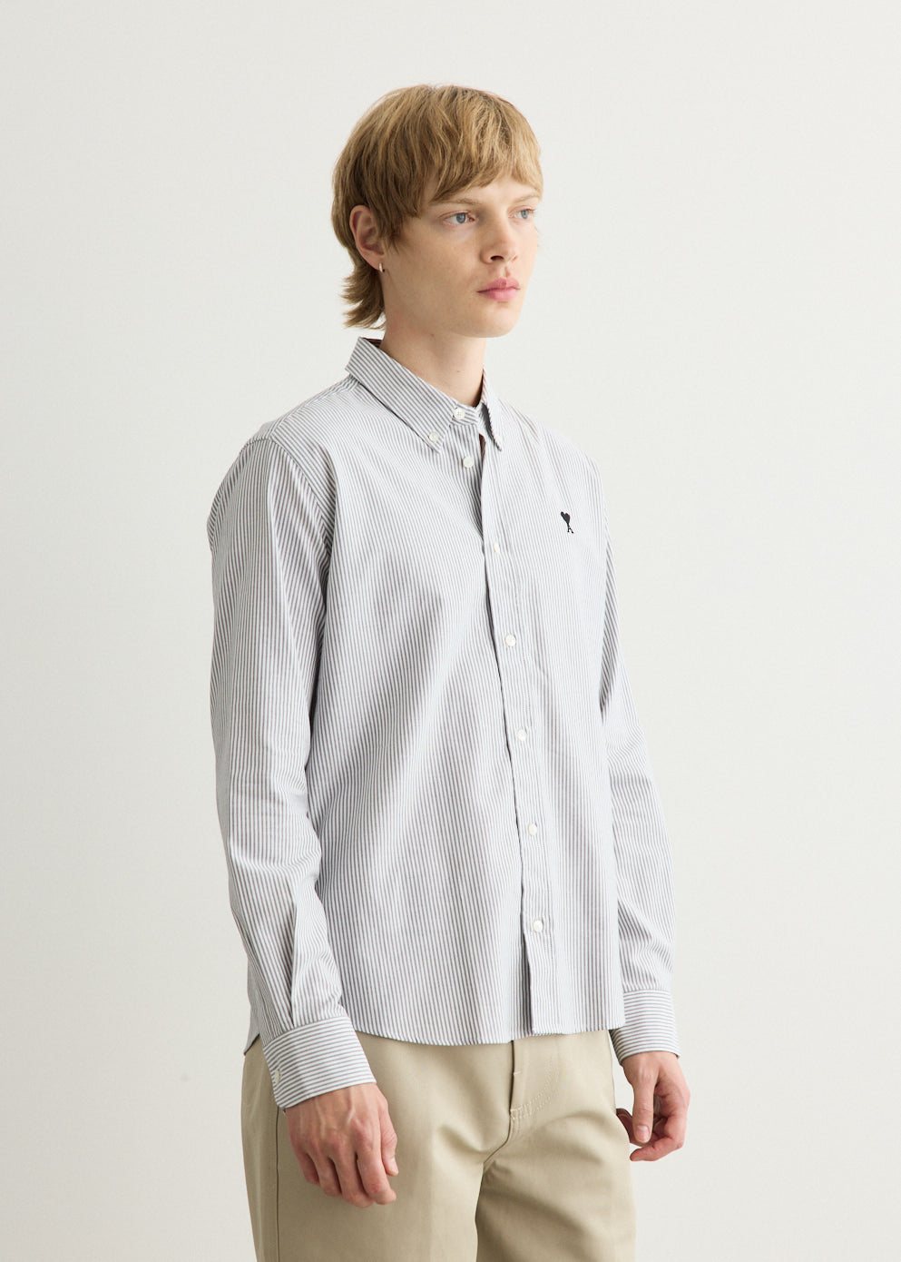 Contrasted ADC Button Down Collar Classic Shirt