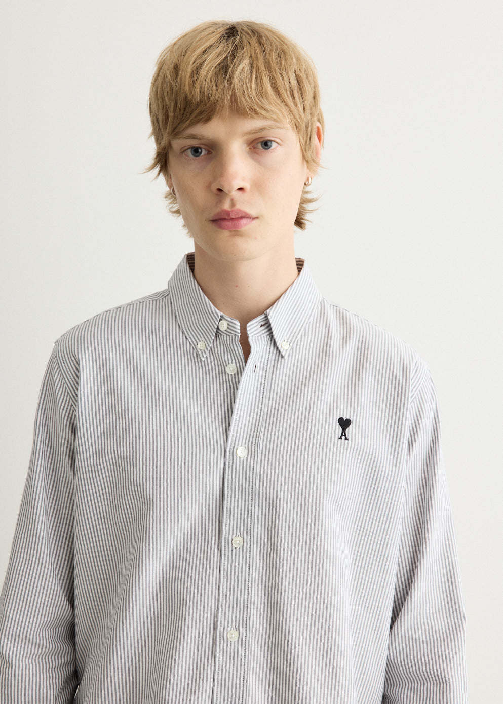 Contrasted ADC Button Down Collar Classic Shirt
