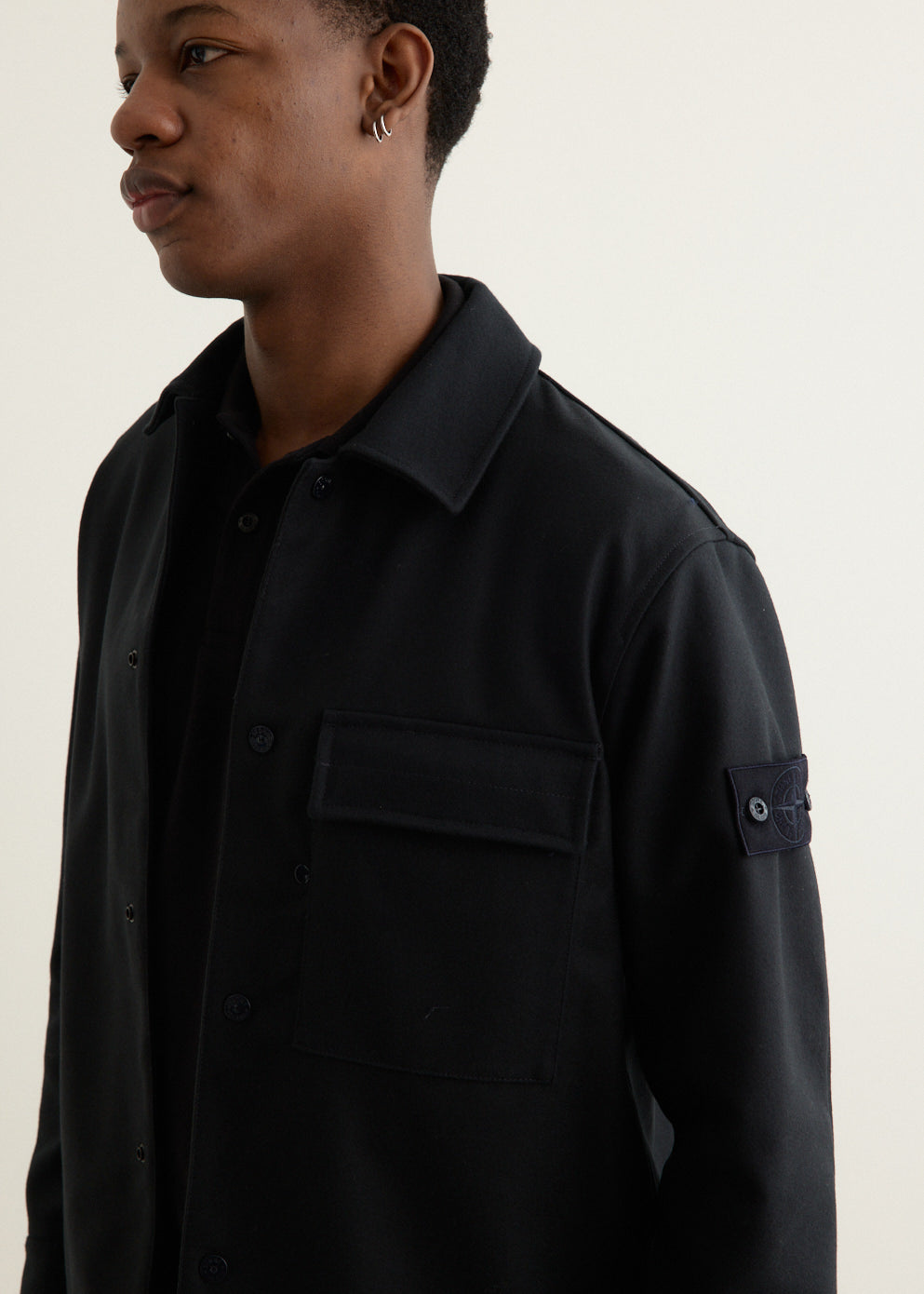 Ghost Wool Flannel Overshirt