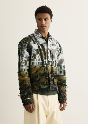 Jacquard Weave Street House Jacket
