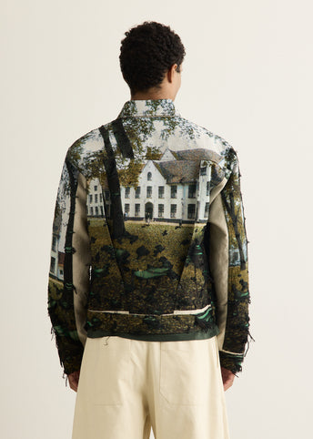 Jacquard Weave Street House Jacket