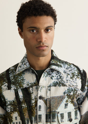 Jacquard Weave Street House Jacket