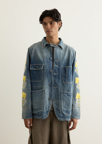 12oz Denim CACTUS Coverall (PECKISH AMIGO Sleeve Model)