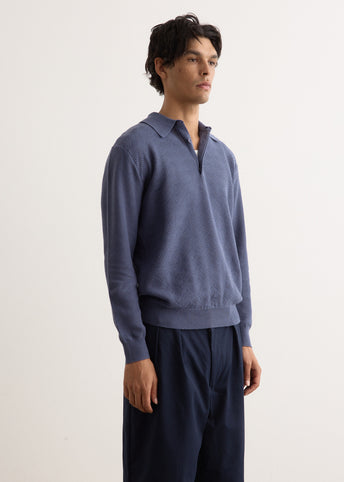 Diamond Pattern Knit Polo