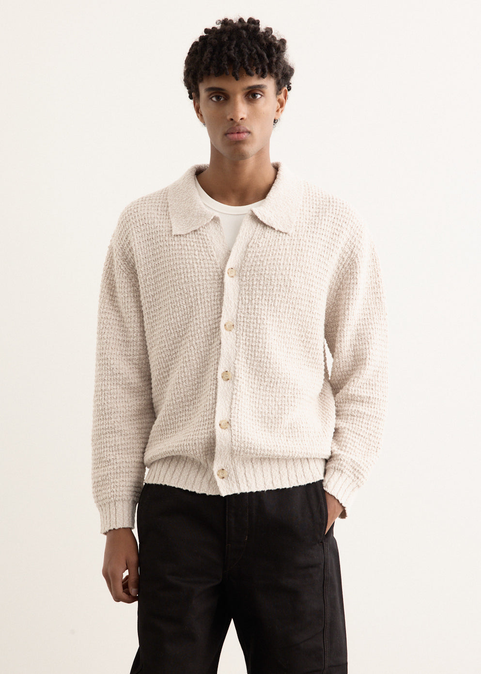 Textured Knit Cardigan