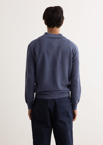 Diamond Pattern Knit Polo
