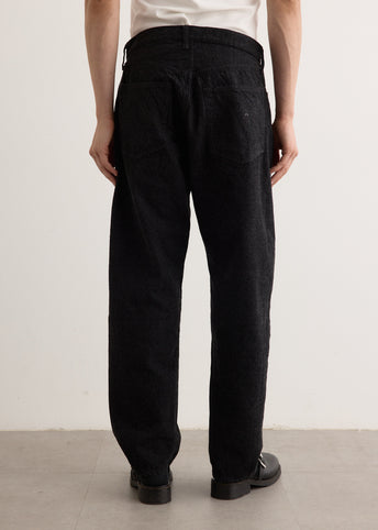 5P Zipper Front Denim Pants